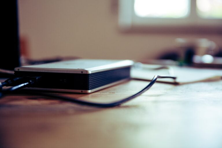 External drive used for backups